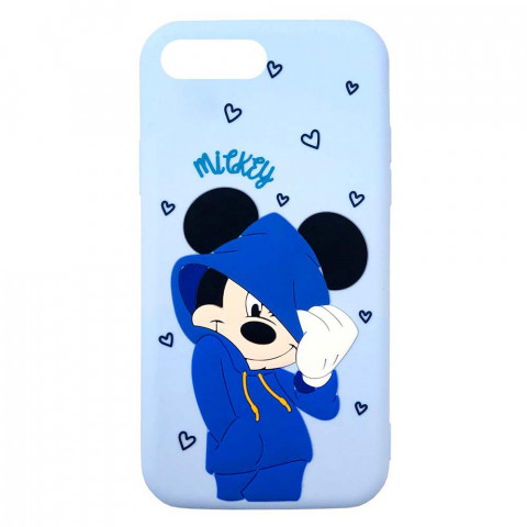 Чехол Disney для iPhone 8 Plus Mickey Mouse Sky blue
